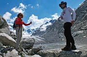 58 Vista sul fronte del ghiacciaio del Forno